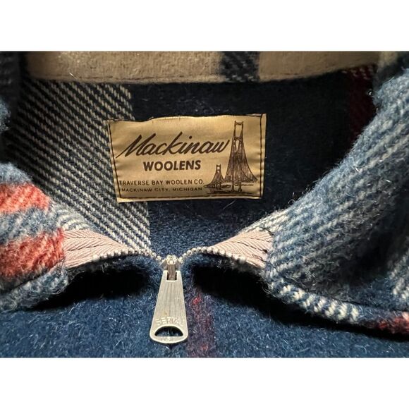 Vintage Mackinaw Woolens plaid wool jacket. Unsized. - Picture 11 of 11